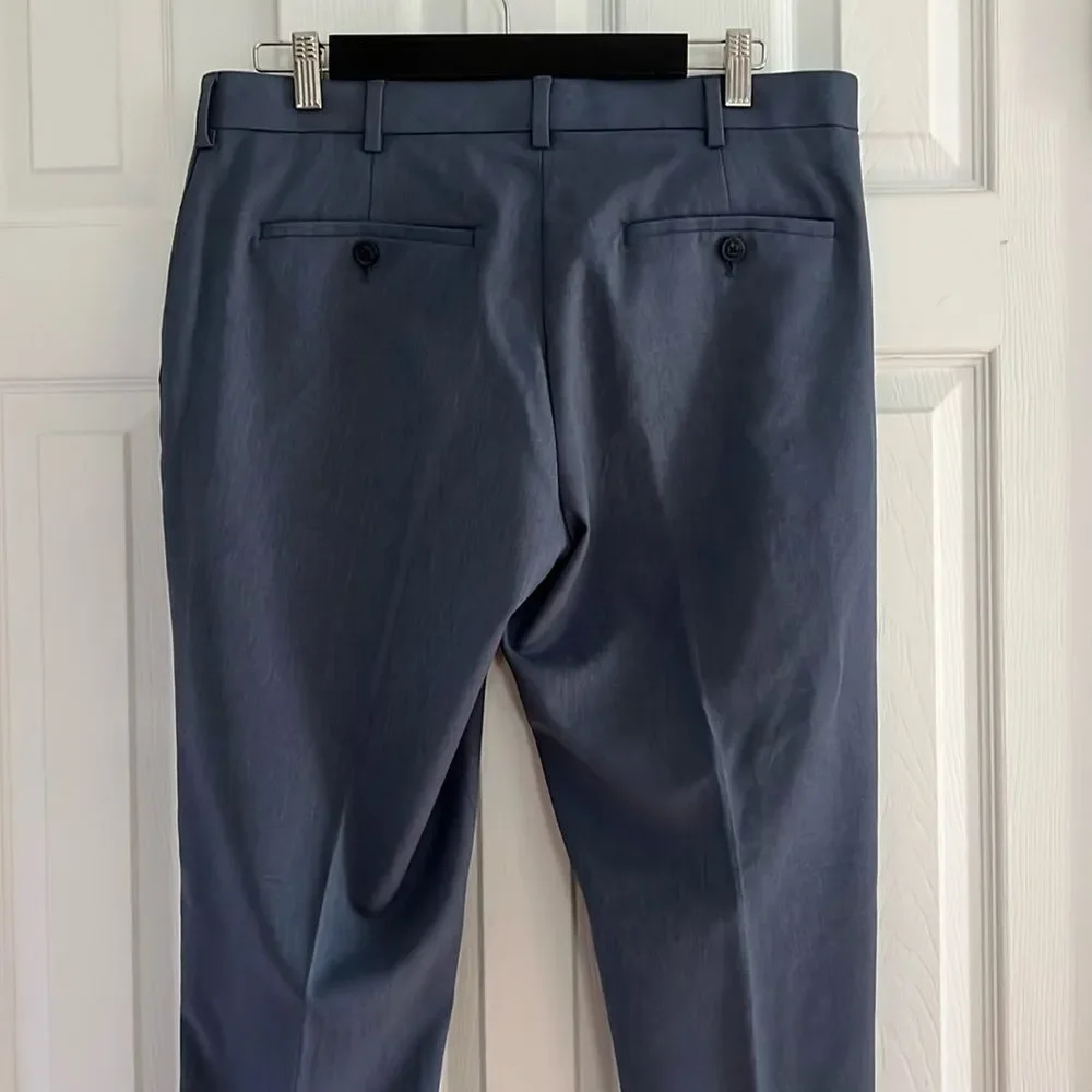 Van Heusen Flex Classic Blue  Slim Dres Pants